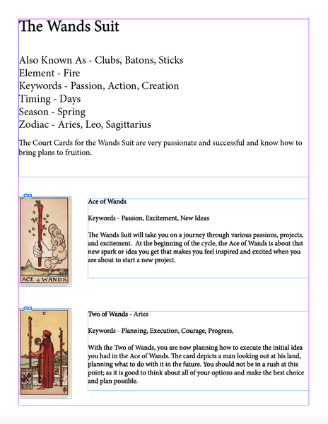 Learn Tarot Guide Digital Download